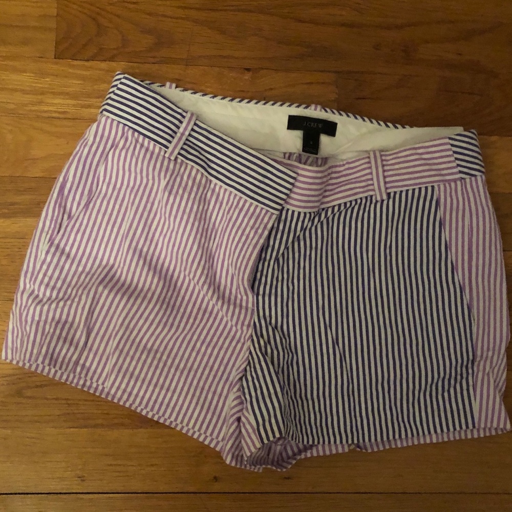 J. Crew size 2 seersucker short EUC